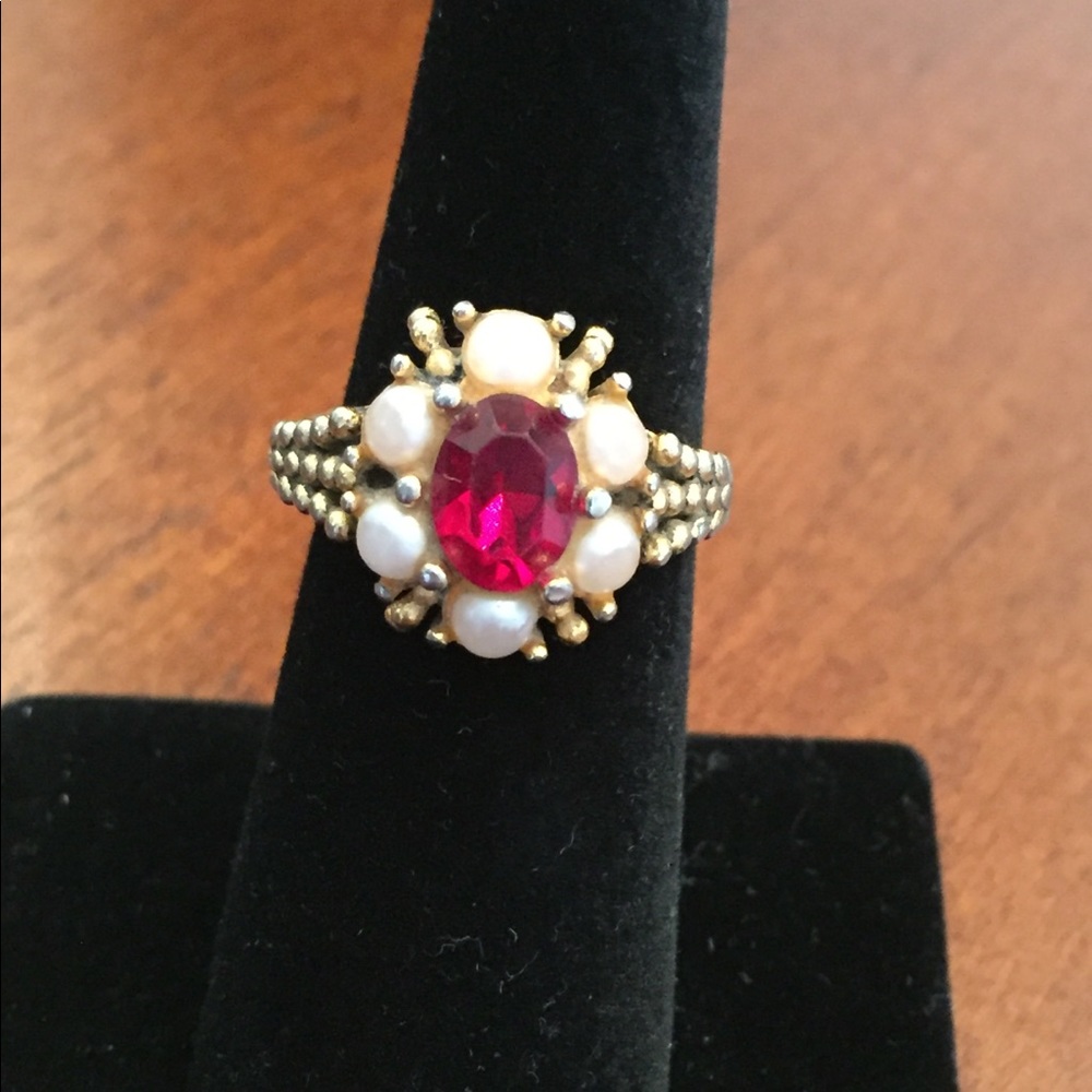 Vintage Avon Ruby Ring